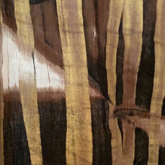 Elliott Lauren women’s 16 linen print cropped asymmetric jacket - Picture 7 of 8